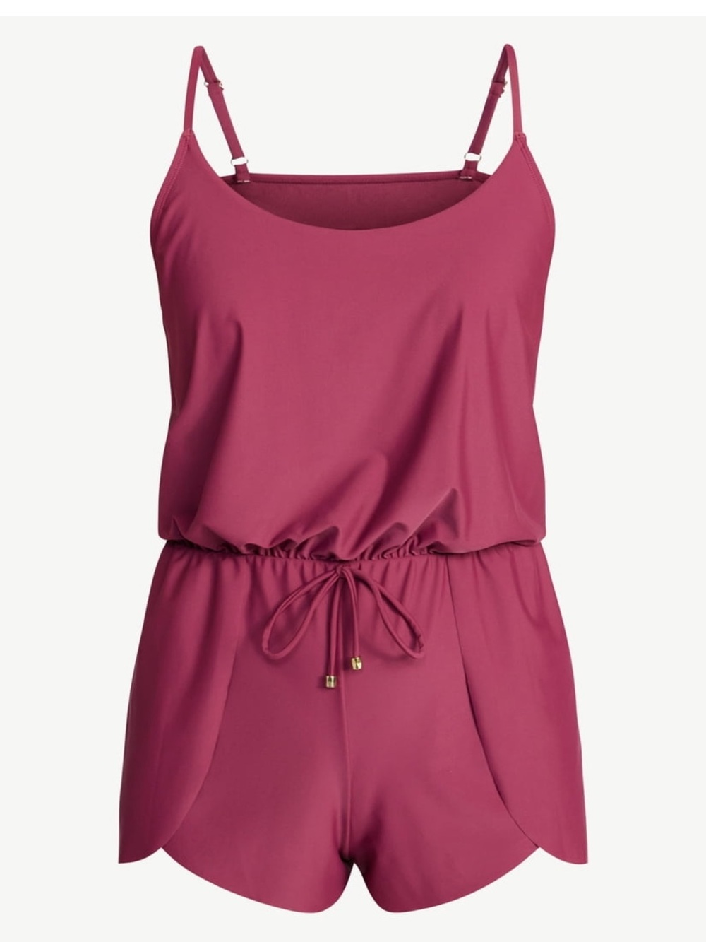 Time and Tru Women Tank Romper Swimsuit size L